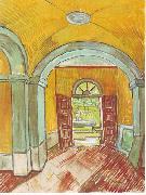 Vincent Van Gogh Entrance of the Hospital Spain oil painting artist